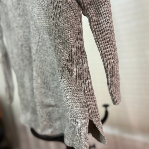 Calvin Klein Cotton Blend Heather Grey Knit sweater - Picture 7 of 9